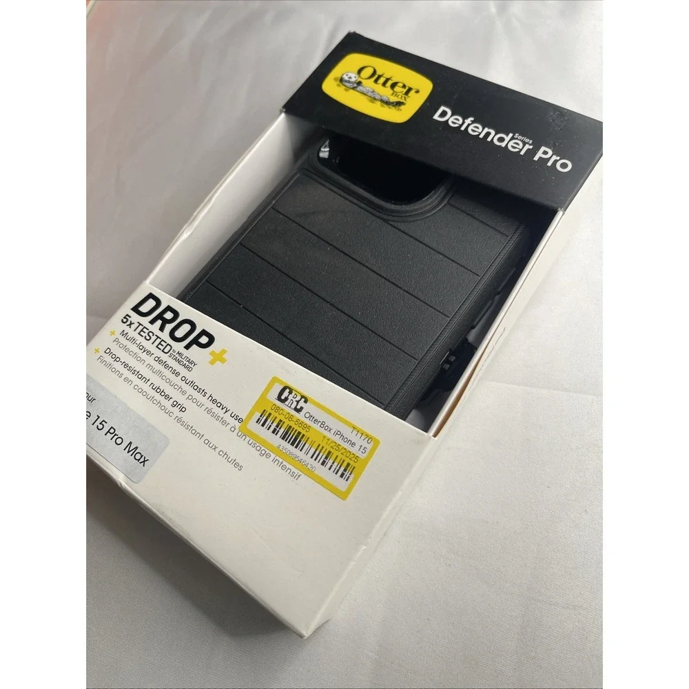 Otterbox Dedender Pro Case Black for iPhone 15 Pro Max - 77-92714 Genuine